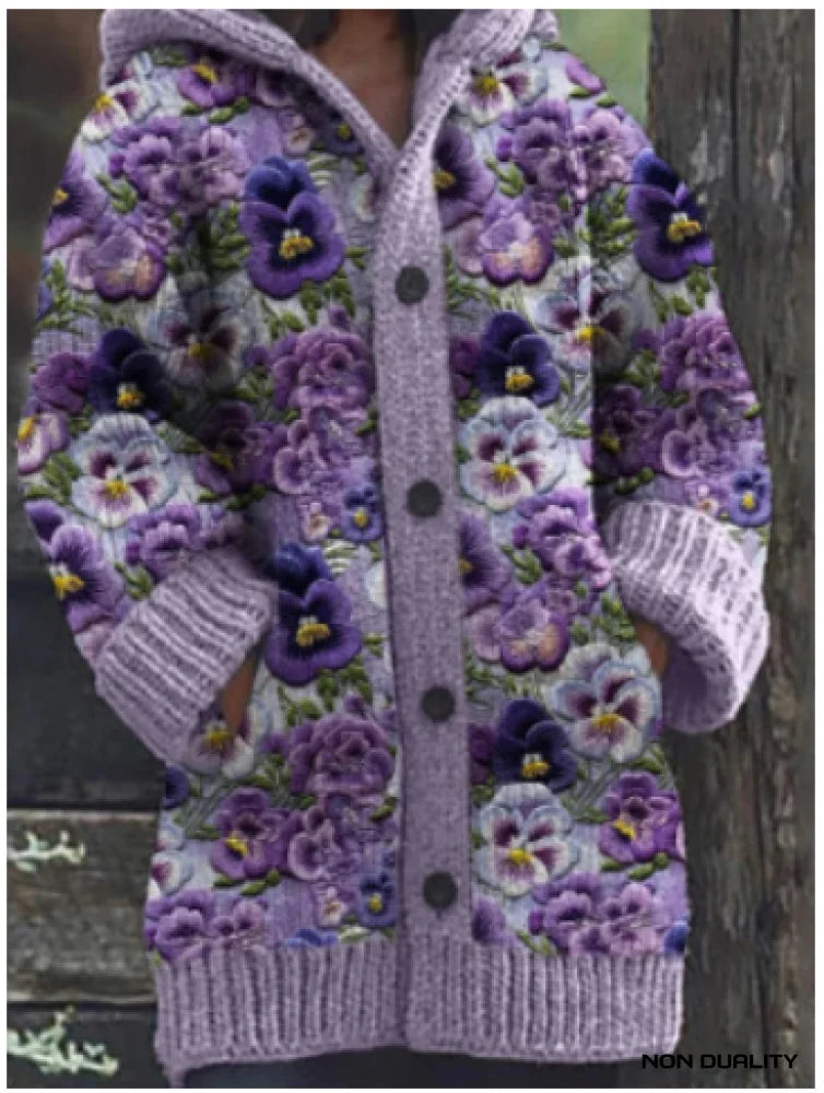 Isabella - Colourful Knitted Cat Cardigan