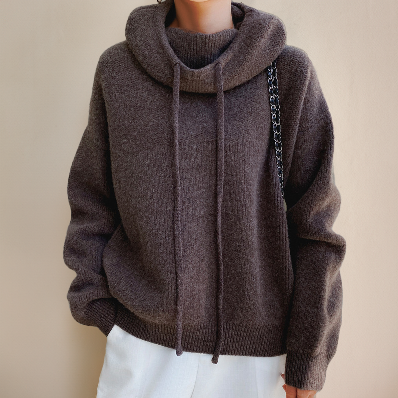 Klara™ - Roll Neck Jumper Made from Merino Wool