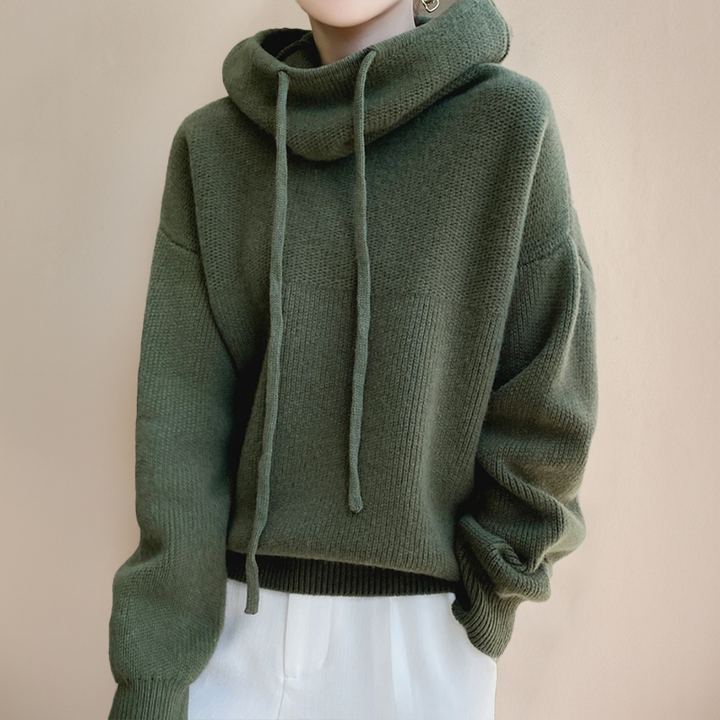 Klara™ - Roll Neck Jumper Made from Merino Wool