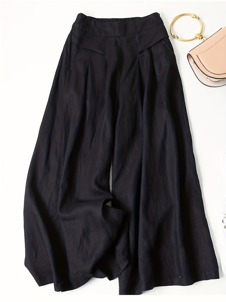 Bella™ - Comfortable Capri Trousers with Wide Legs