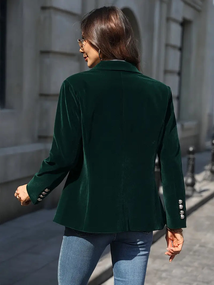 Julissa™ - Elegant Velvet Blazer