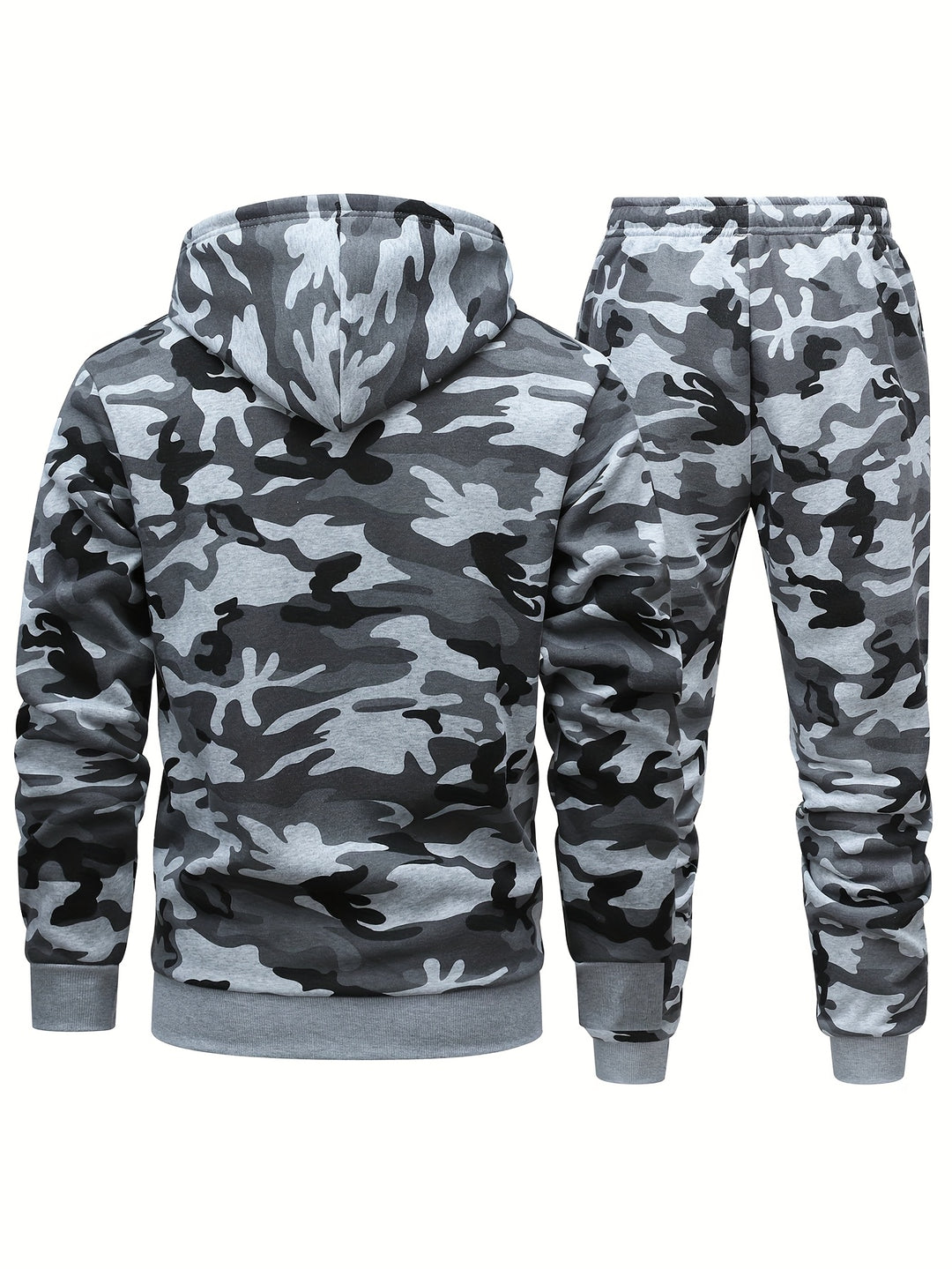 Harvey™ - Men's Camo Hooded Sweatshirt and Pants Set