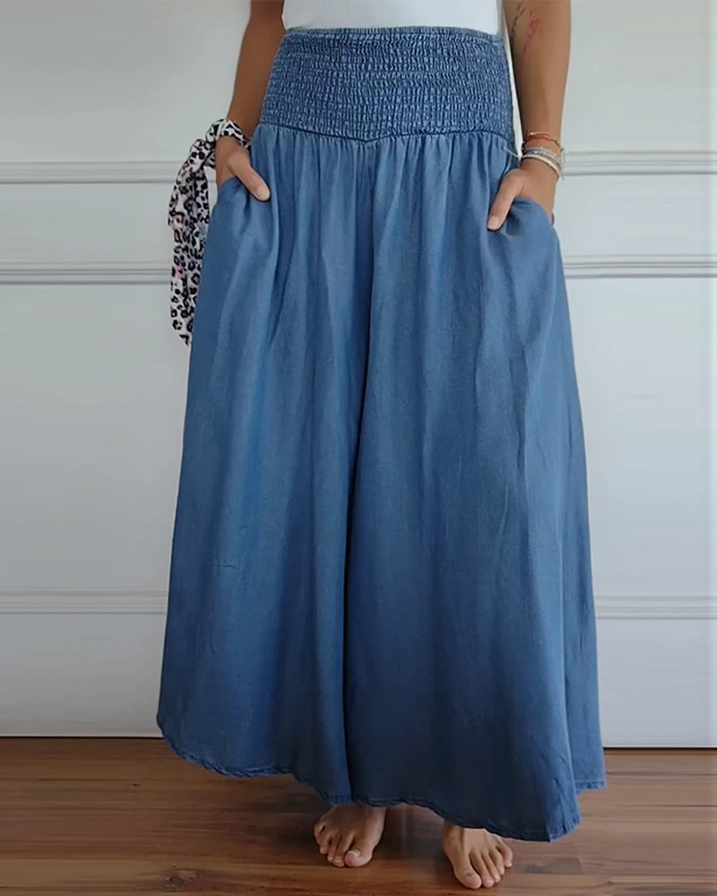 Sophia - Trousers with Elasticated Waist