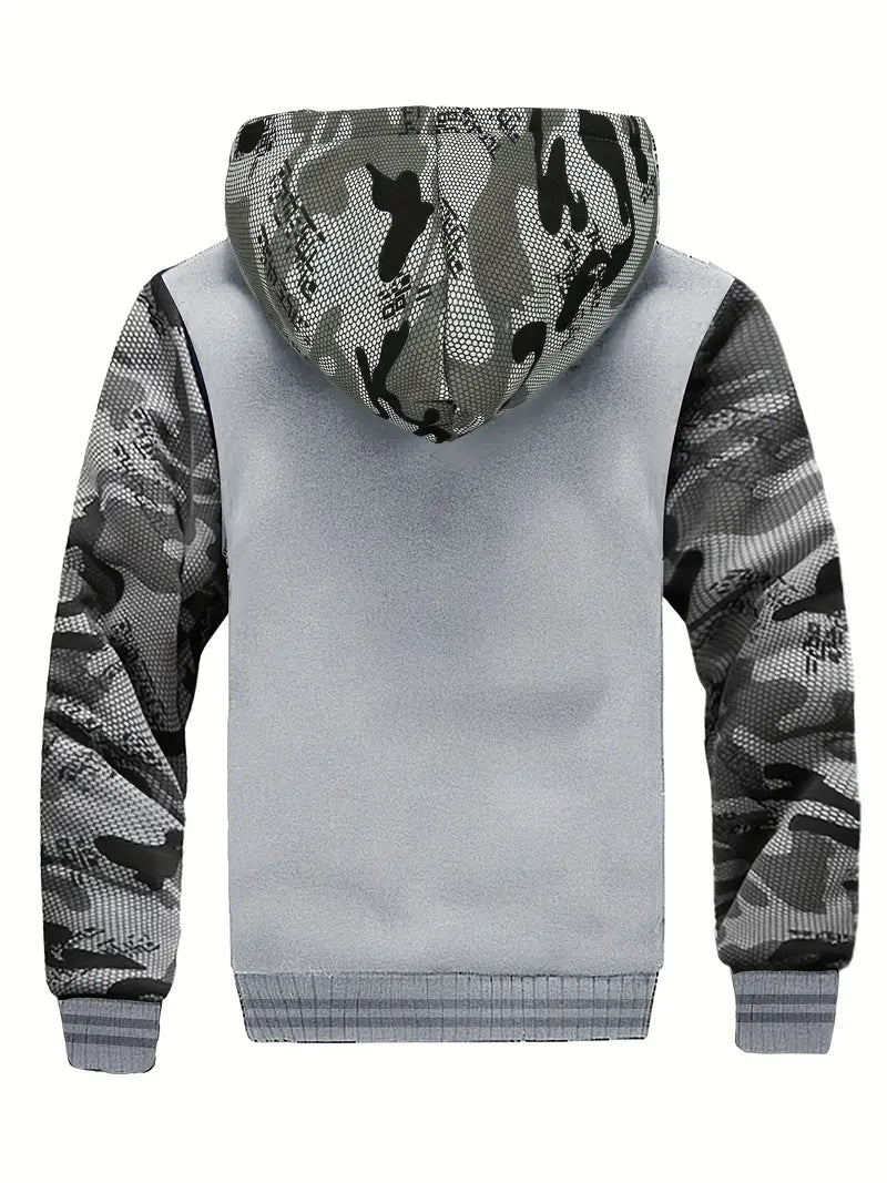 Noah - Warm Men's Fleece Jacket with Hood