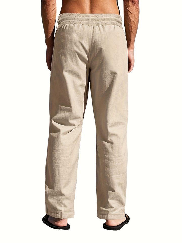 Larry - Linen Trousers with Drawstring