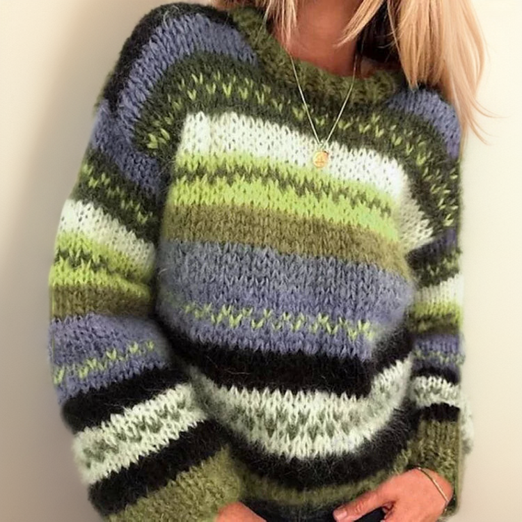 Teresa | Cosy, Colourful Jacquard Sweater
