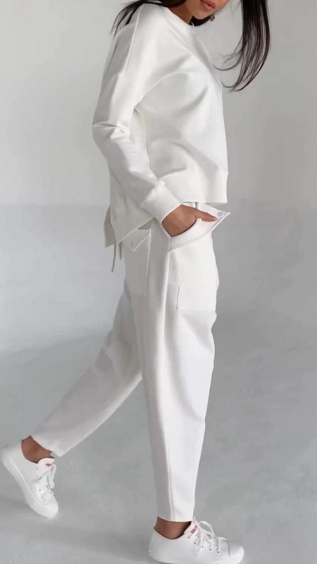 Lotte | Two-Piece Set with Round Neck and Long Sleeves