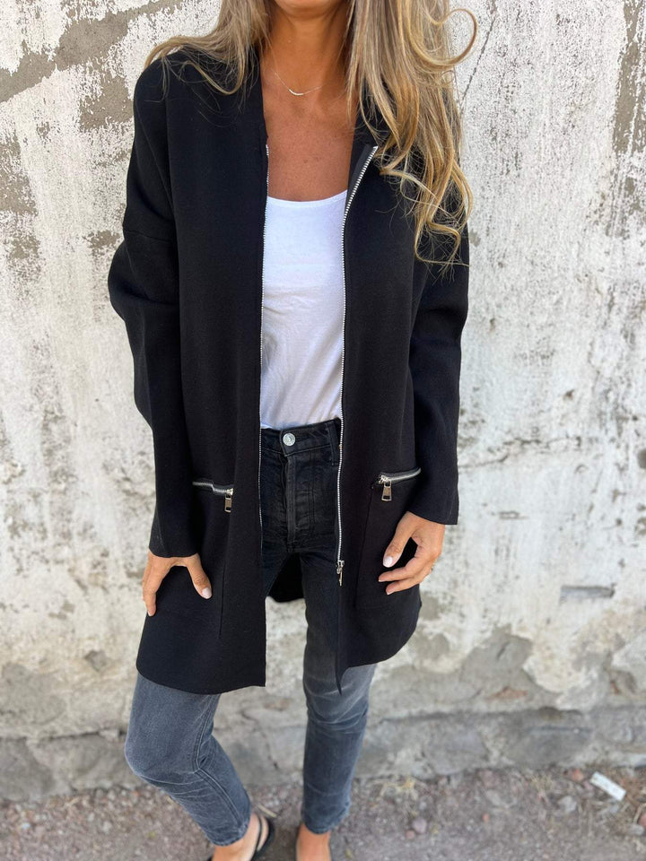Olivia - Long Hooded Cardigan