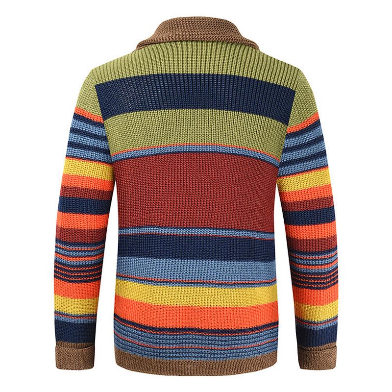 Marcus - Men's Waistcoat in Colour Block Design with Notched Lapel
