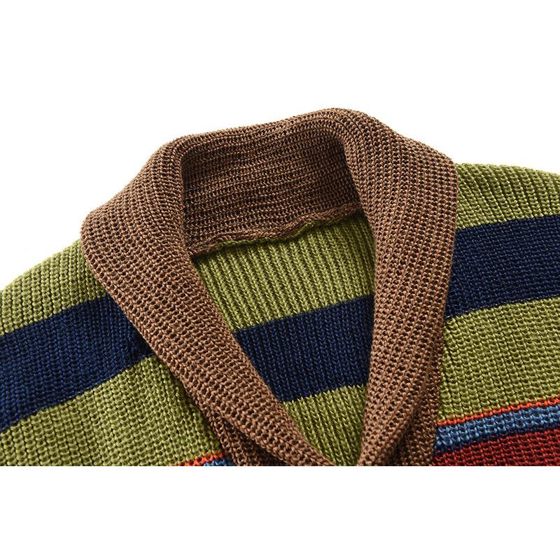 Marcus - Men's Waistcoat in Colour Block Design with Notched Lapel