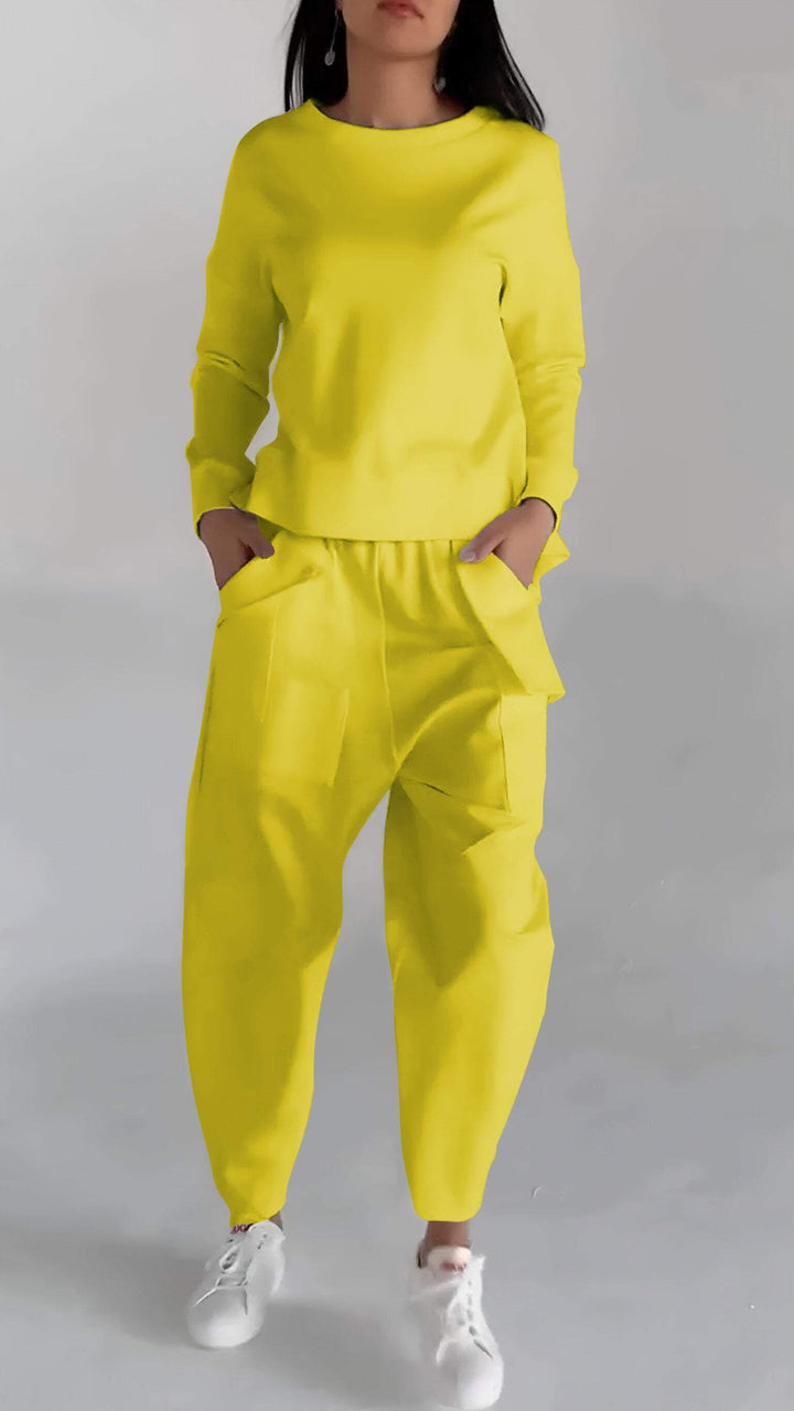 Lotte | Two-Piece Set with Round Neck and Long Sleeves