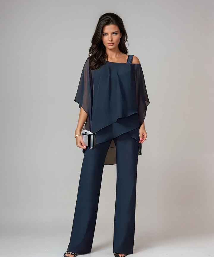 Sabine™ - Elegant Two-Piece Layered Set