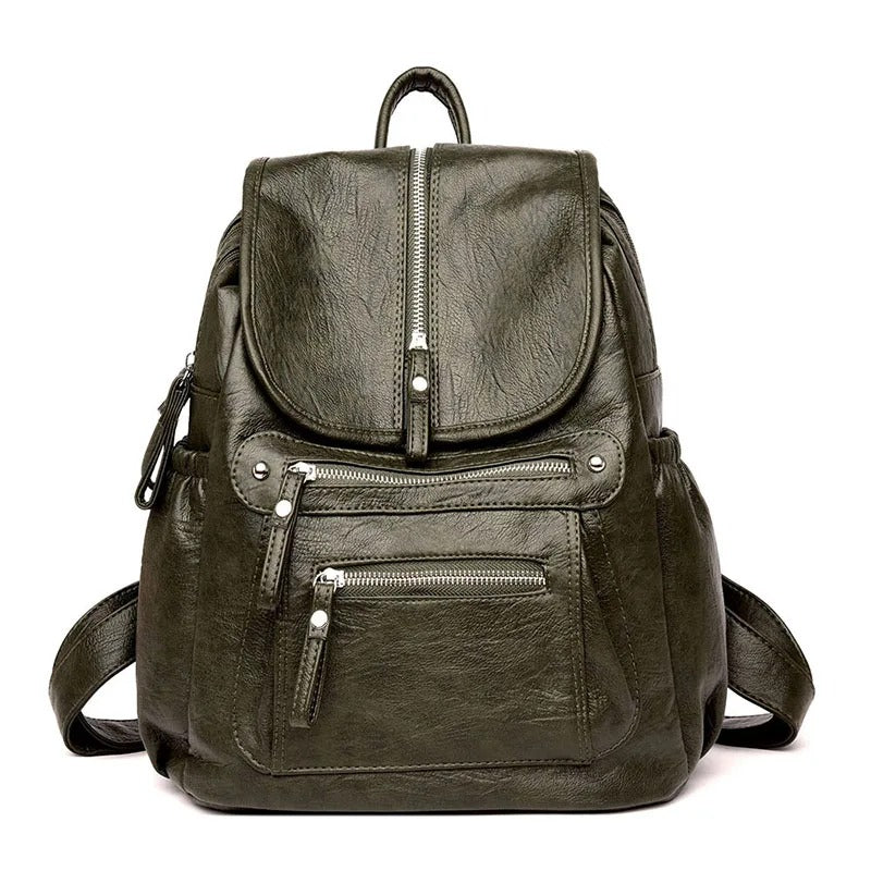 Alisia | Comfortable and Lightweight Leather Backpack