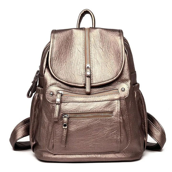 Alisia | Comfortable and Lightweight Leather Backpack