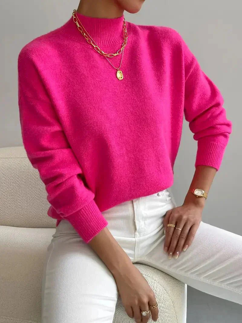 Donna™ – Classic Roll Neck Jumper