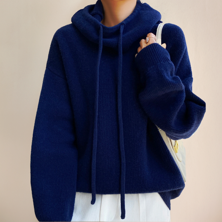 Klara™ - Roll Neck Jumper Made from Merino Wool
