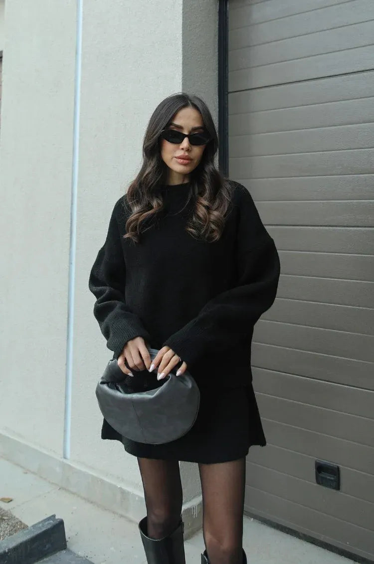 HELENA - Knitted Skirt Set