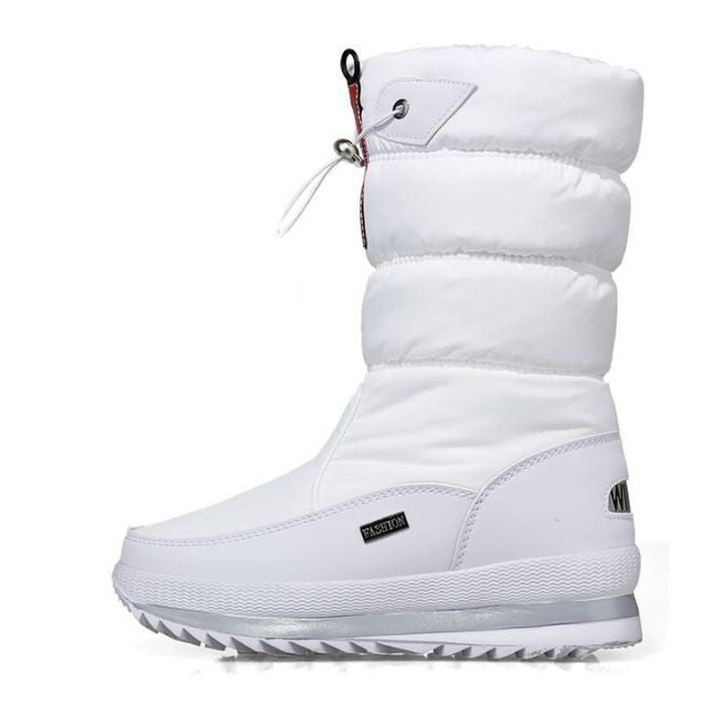 Lara - Non-Slip and Waterproof Snow Boots Made of Faux Fur