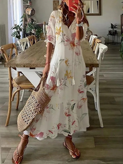 Emily™ - Boho Belly-Covering Dress