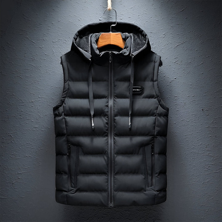 Leonardo - Hooded Gilet for Men